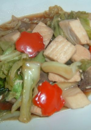 カジキマグロとキャベツのオイスター煮-レシピのメイン写真