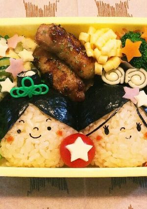 七夕キャラ弁-レシピのメイン写真