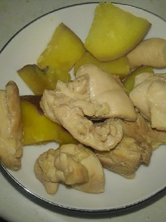 鶏肉とさつまいもの天つゆ煮-レシピのメイン写真