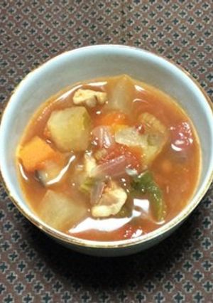糖質オフのミネストローネ-レシピのメイン写真