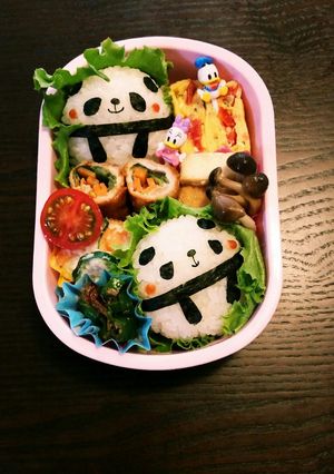 パンダキャラ弁-レシピのメイン写真
