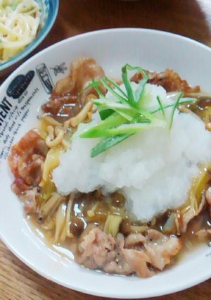豚肉のみぞれきのこソース-レシピのメイン写真