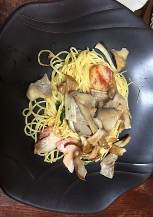 おおいちょうだけのパスタ-レシピのメイン写真