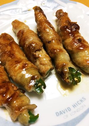 千切りピーマンの肉巻き-レシピのメイン写真