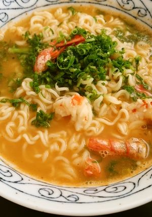 サッポロ一番塩ラーメン海老だし！-レシピのメイン写真
