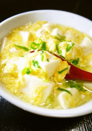 白だし豆腐の卵とじ。～風邪の時などにも～-レシピのメイン写真