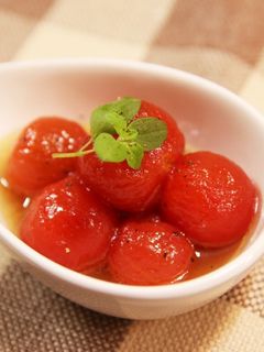 紅茶と蜜のトマトマリネ-レシピのメイン写真