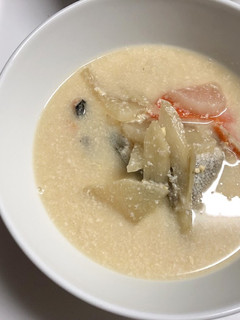 酒粕たっぷりの粕汁-レシピのメイン写真