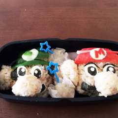 キャラ弁 スーパーマリオ&ルイージ-レシピのメイン写真