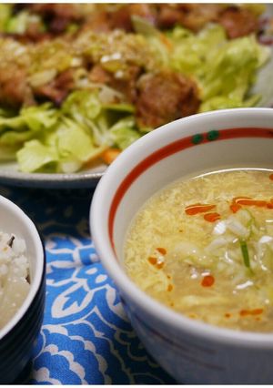 酸辣湯スープ-レシピのメイン写真