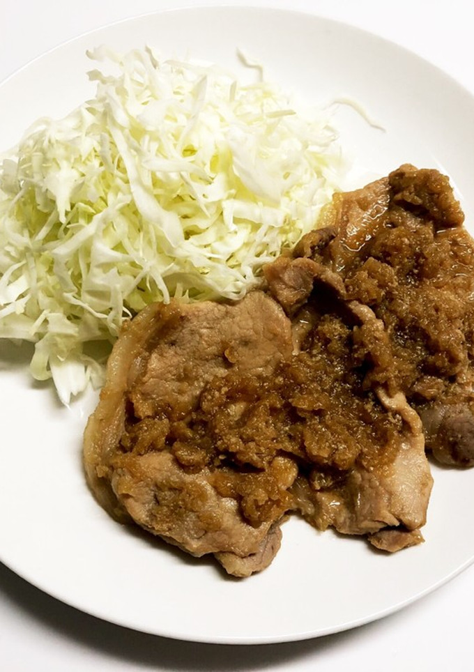 りんごたっぷりしょうが焼き-レシピのメイン写真
