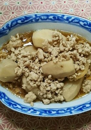 ✢✢里芋と鶏そぼろの煮物✢✢-レシピのメイン写真