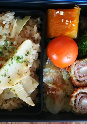簡単冷めても美味しいタケノコご飯-レシピのメイン写真