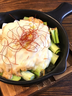 即席おつまみ♡長葱のツナ味噌チーズ焼き-レシピのメイン写真