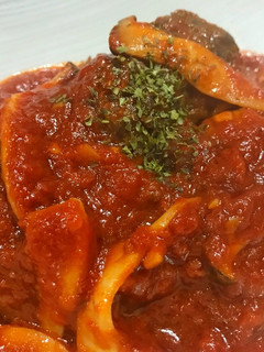 焼肉残りで♡牛ハラミとエリンギのトマト煮-レシピのメイン写真