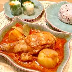 รูปของ 簡単！本格タイ料理☆マッサマンカレー