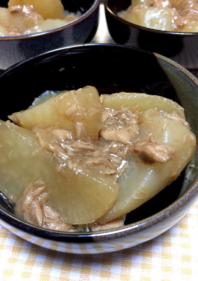 簡単！昆布つゆで 大根とツナ煮-レシピのメイン写真