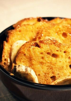 バナナプディング☆フランスパン使用♪-レシピのメイン写真