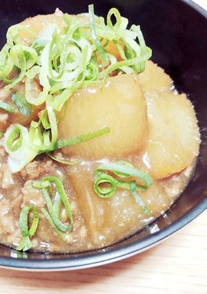 【だいこんのそぼろ煮】-レシピのメイン写真