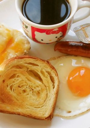 平日の朝ごはん♪-レシピのメイン写真