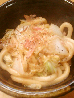 1人分 白菜たっぷりの焼きうどん-レシピのメイン写真