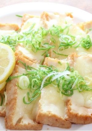 絹厚揚げの青じそチーズ焼き-レシピのメイン写真