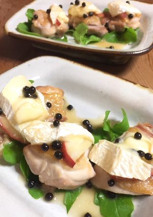 鶏肉の蜂蜜レモン粒生こしょうソース-レシピのメイン写真