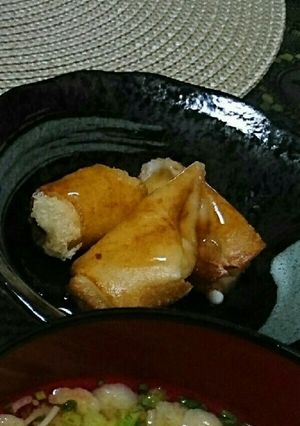 ジーマミー豆腐の揚げ出し♪春巻き-レシピのメイン写真