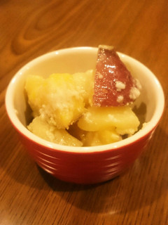 残った甘酒で!簡単さつまいもりんご煮-レシピのメイン写真