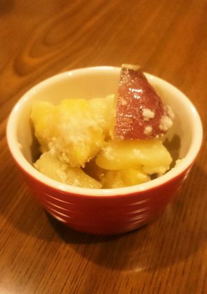残った甘酒で！簡単さつまいもりんご煮-レシピのメイン写真