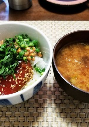 マグロの浸け丼-レシピのメイン写真