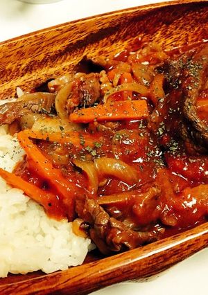 紅茶香るトマトハヤシ-レシピのメイン写真