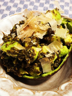 *アボカドの海苔胡麻おかか和え*-レシピのメイン写真
