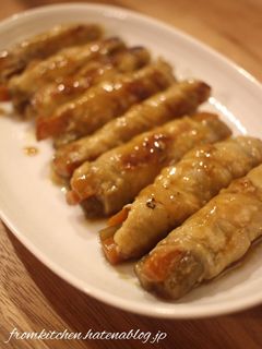 豚肉の八幡巻き(野菜巻き)-レシピのメイン写真
