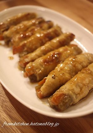 豚肉の八幡巻き（野菜巻き）-レシピのメイン写真