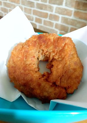 HMで紅芋パウダー入り島豆腐ドーナツ-レシピのメイン写真
