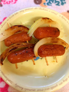 お弁当に♪焼き鳥風ウインナー串♪-レシピのメイン写真
