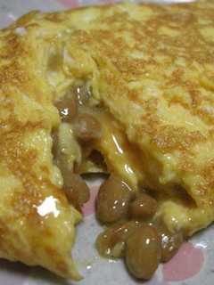 納豆オムレツ-レシピのメイン写真