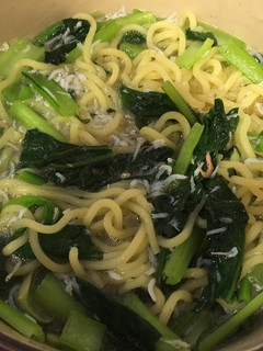 しらすと小松菜の塩焼きそば-レシピのメイン写真