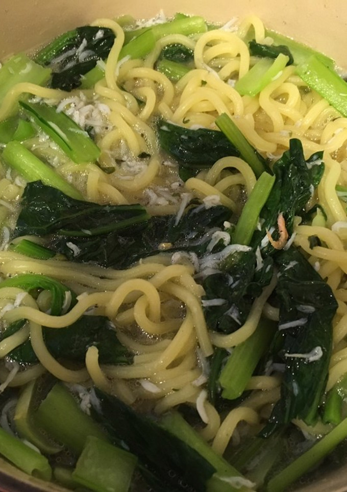 しらすと小松菜の塩焼きそば-レシピのメイン写真