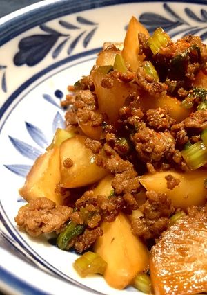 簡単！大根とひき肉のピリ辛炒め煮-レシピのメイン写真