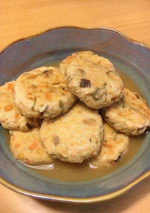 鶏つくね煮(^ω^)豆腐でカサ増し作戦❤-レシピのメイン写真