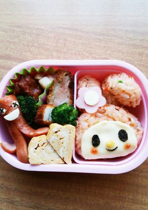 今日のキャラ弁11/10(マイメロ)-レシピのメイン写真