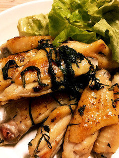 塩麹で手羽中大葉焼き-レシピのメイン写真