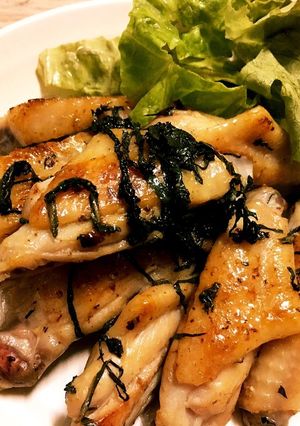 塩麹で手羽中大葉焼き-レシピのメイン写真