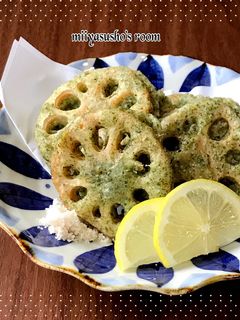 蓮根の磯辺揚げ-レシピのメイン写真