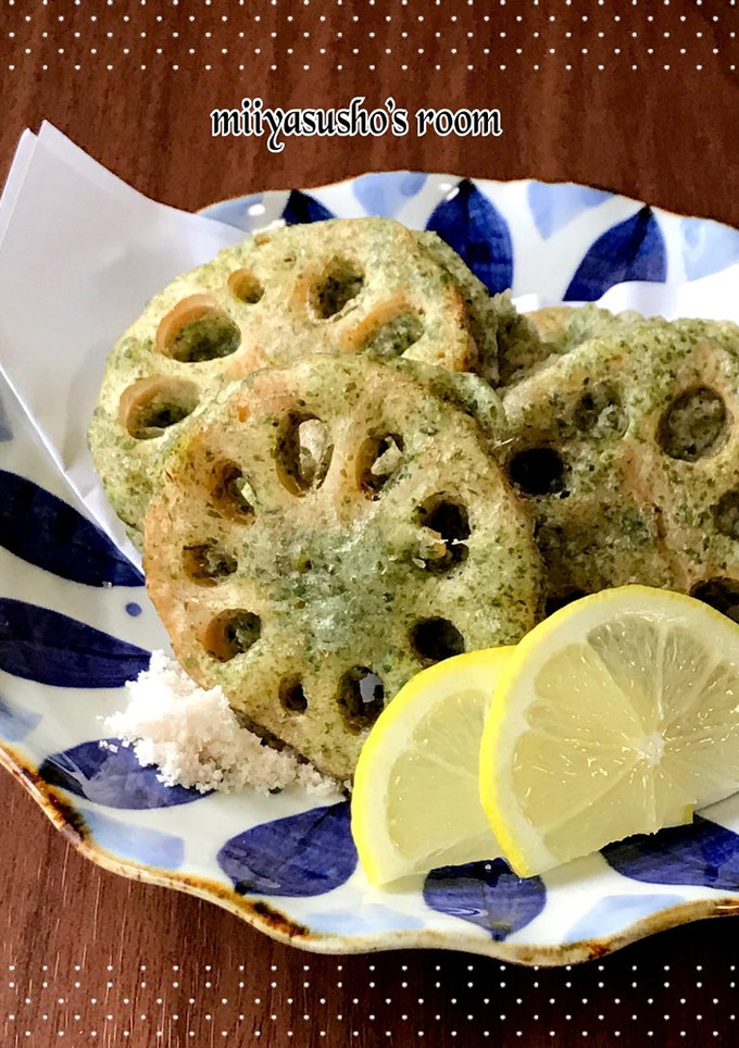 蓮根の磯辺揚げ-レシピのメイン写真