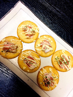リッツの生ハムチーズカナッペ-レシピのメイン写真