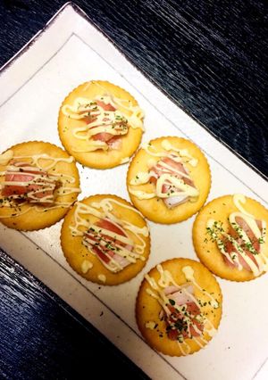 リッツの生ハムチーズカナッペ-レシピのメイン写真