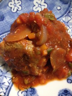 煮込みハンバーグ-レシピのメイン写真